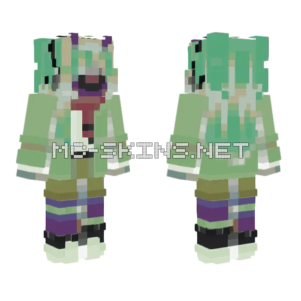Etsfa 46 Minecraft skin, front and back