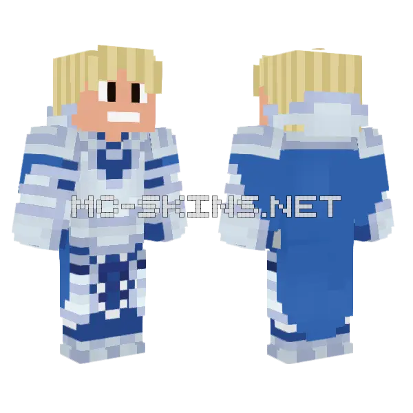 Eu Geo Minecraft skin, front and back