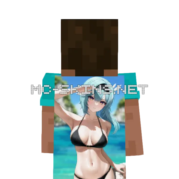 Eula Bikini cape, outside and lining