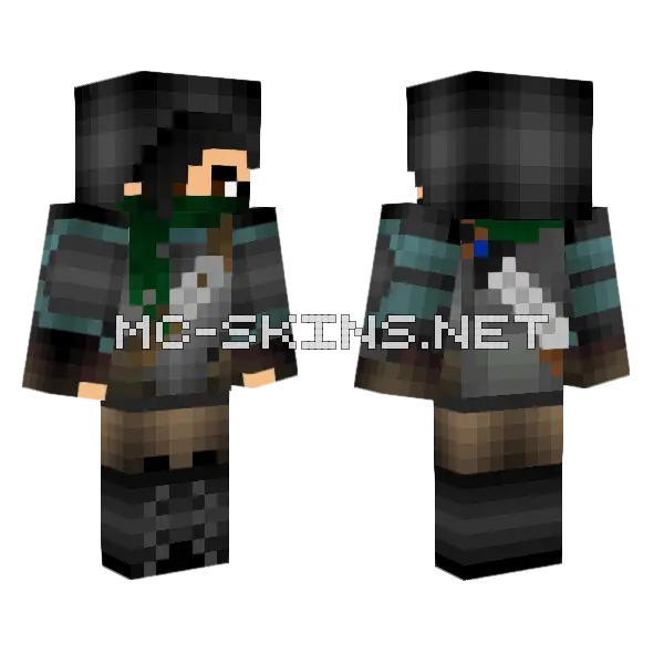 Eunice 2 0 Minecraft skin, front and back