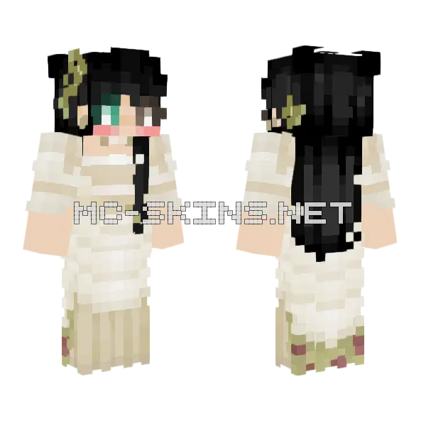 Eva Novia Ji Minecraft skin, front and back