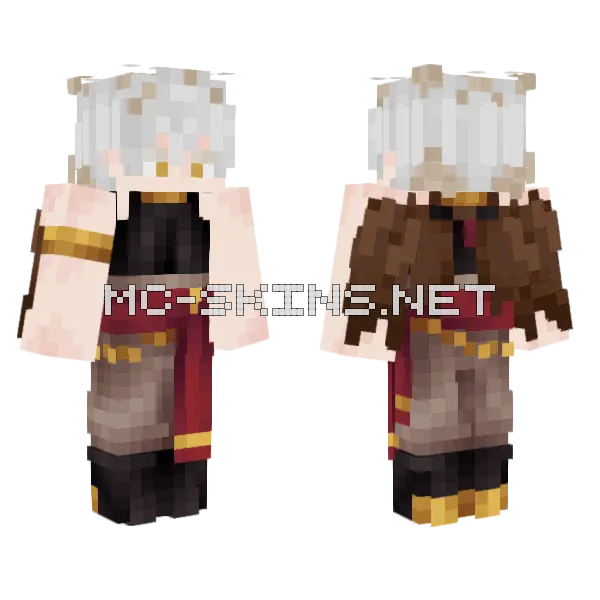 Evan Hamilton Minecraft skin, front and back