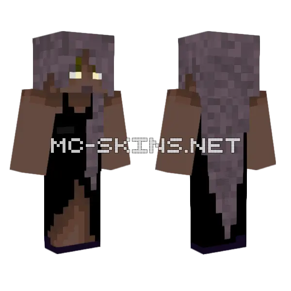 Evelyn Evening Minecraft skin, front and back
