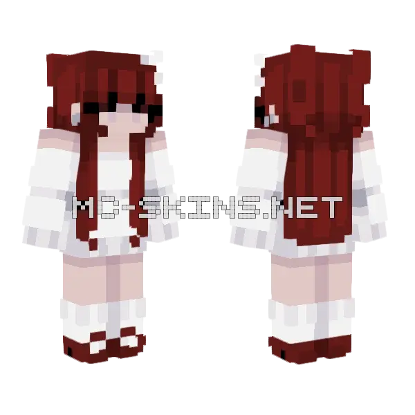 Ever So Mindful Minecraft skin, front and back