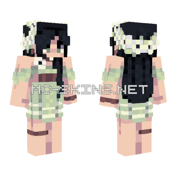 Everglades RQ Minecraft skin, front and back