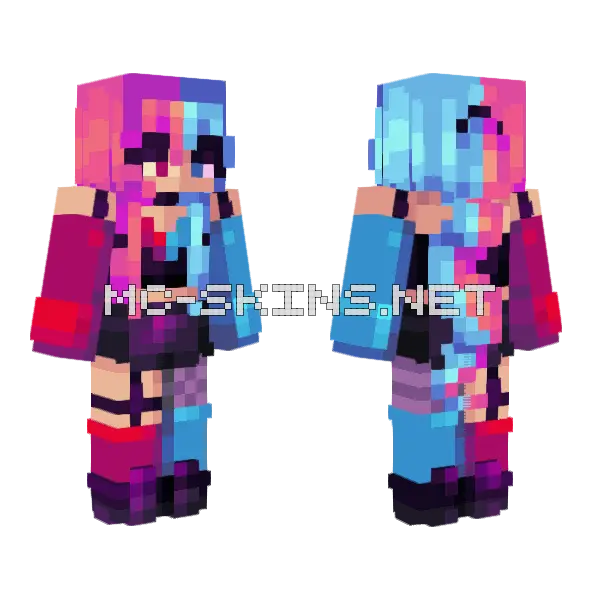 Every Man Has A Price OC Minecraft skin, front and back