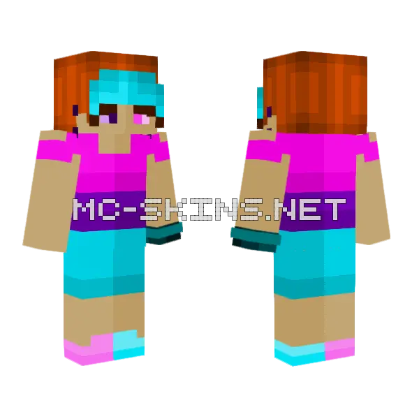 Everybody S Cute Ce Minecraft skin, front and back