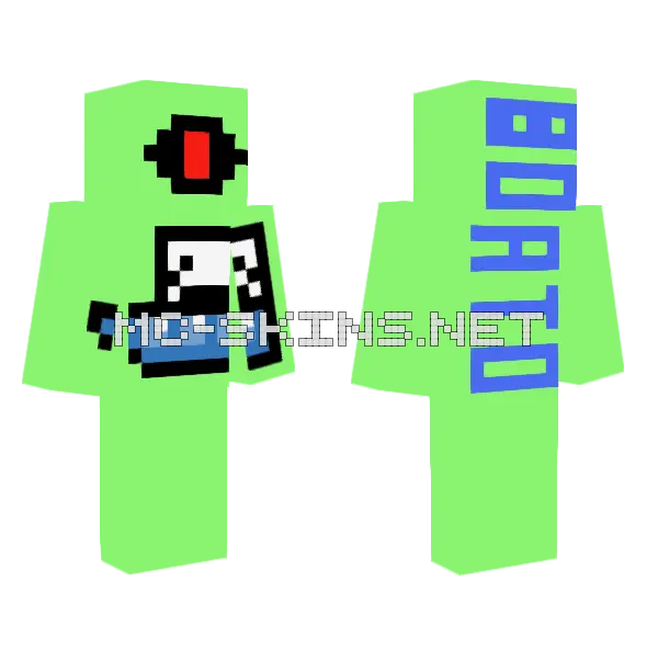 Evil Boato, front and back