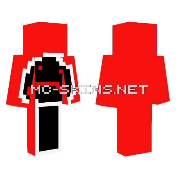 Evil Dream Minecraft skin, front and back