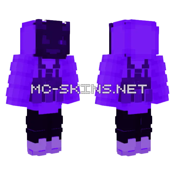 Evil Face Request Minecraft skin, front and back