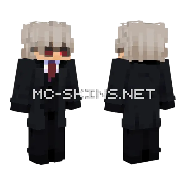 Evil Guy Suit Minecraft skin, front and back
