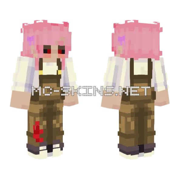 Evil Ivory Potato Minecraft skin, front and back