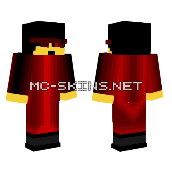 Evil Scientist Minecraft skin, front and back