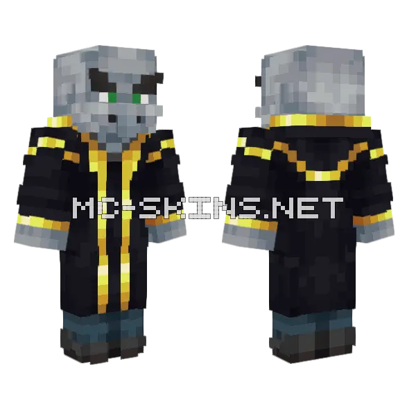 Evoker Skin Minecraft skin, front and back