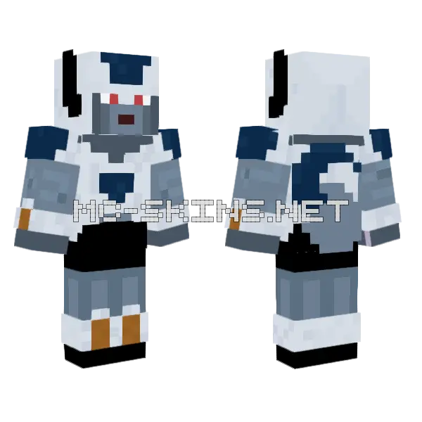 Ewed Minecraft skin, front and back