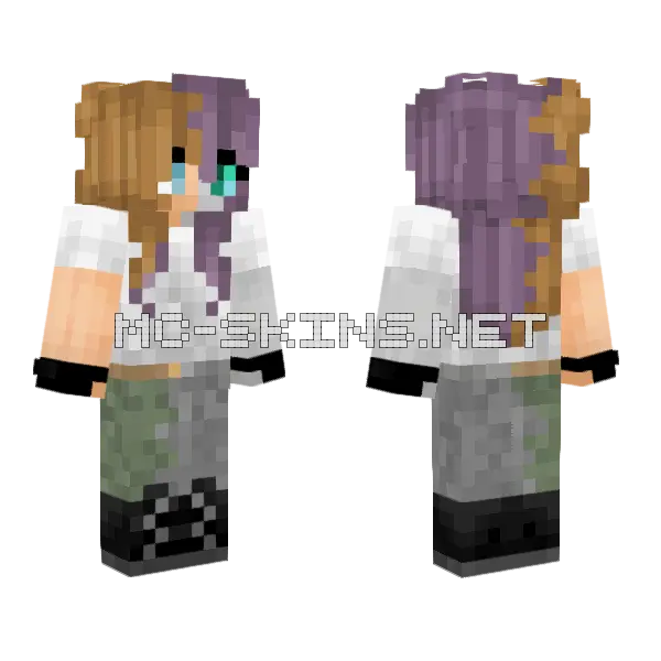 Eweiwieuwie Girl Minecraft skin, front and back