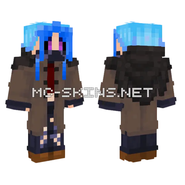 Exile Quinn 1 Minecraft skin, front and back