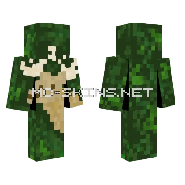Extinct Ce Minecraft skin, front and back
