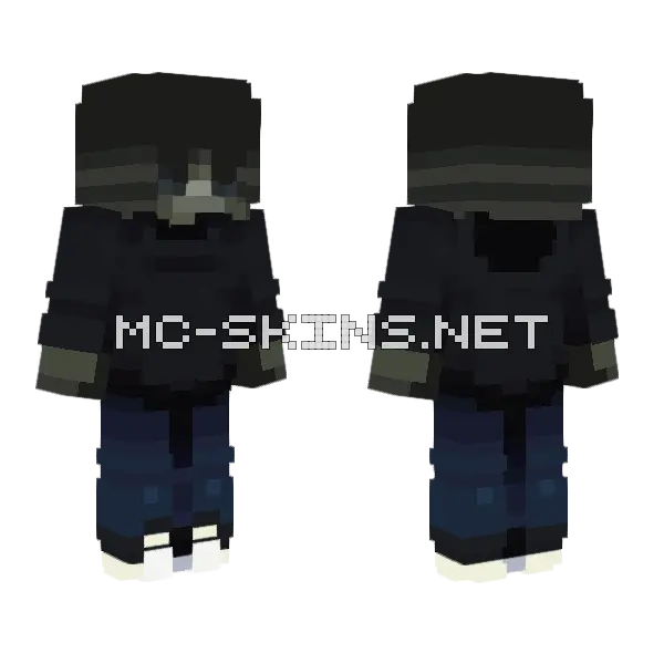 Extraterrestrial Sfff 24 Minecraft skin, front and back
