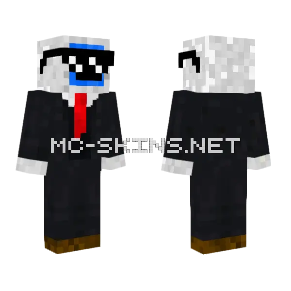 Eye Skin Minecraft skin, front and back