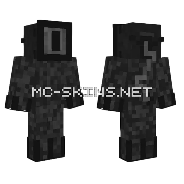Eye TV Minecraft skin, front and back