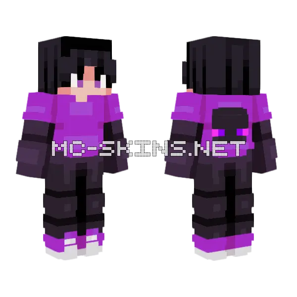 Eyes Of Ender Ce Minecraft skin, front and back