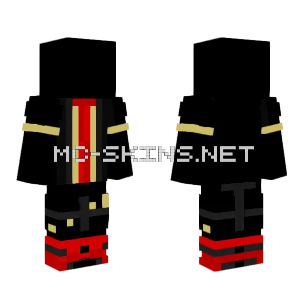 Eyl Thekingslocal Minecraft skin, front and back