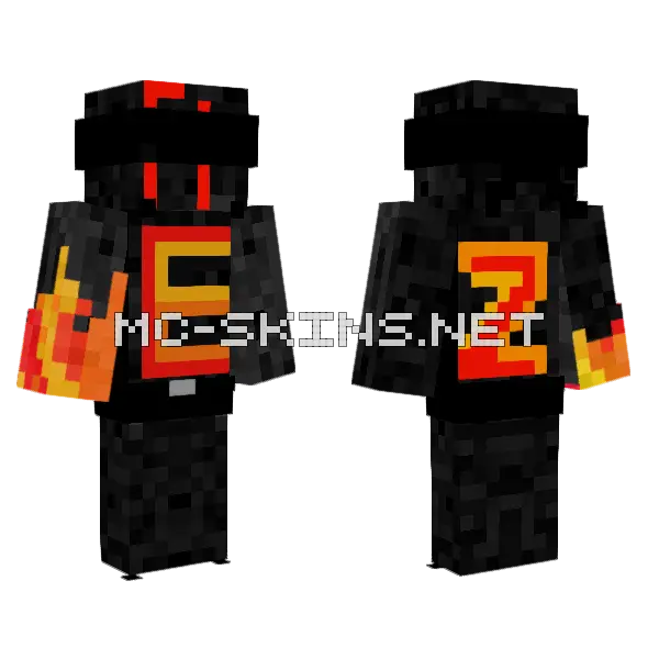 Ezfr Skin Minecraft skin, front and back