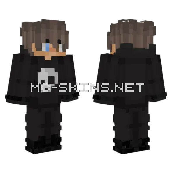 Ezra Peg Poo Minecraft skin, front and back