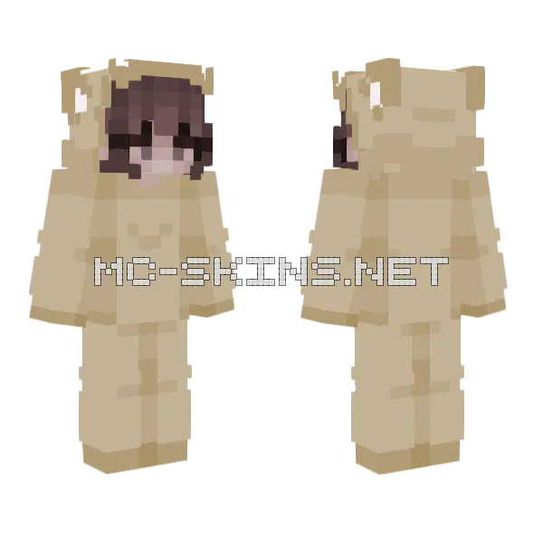 Fabifabi8282 Osito Bear Minecraft skin, front and back