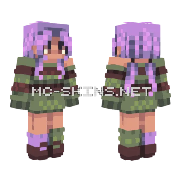 Fabily Sfa17 Minecraft skin, front and back