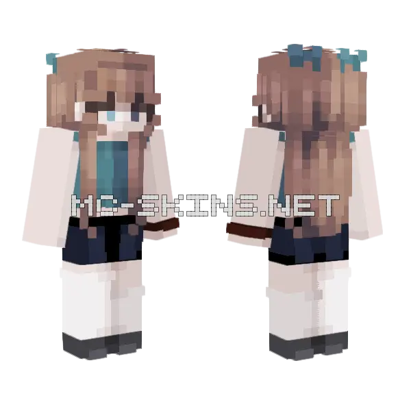 Faded Past RCE Minecraft skin, front and back