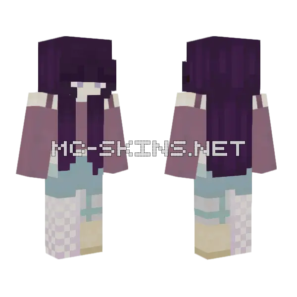 Faded Te Minecraft skin, front and back