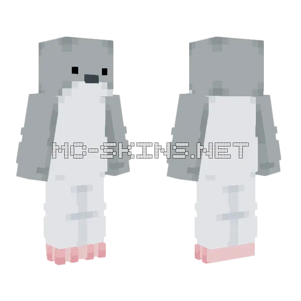 Fairy Penguin Minecraft skin, front and back