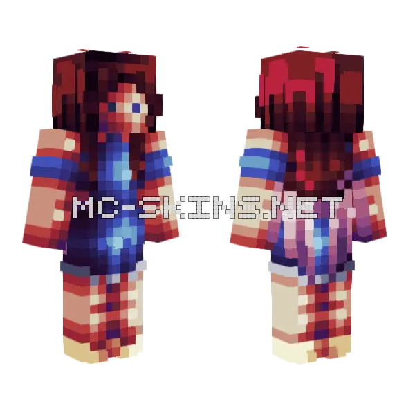 Fairy Ter1 Minecraft skin, front and back