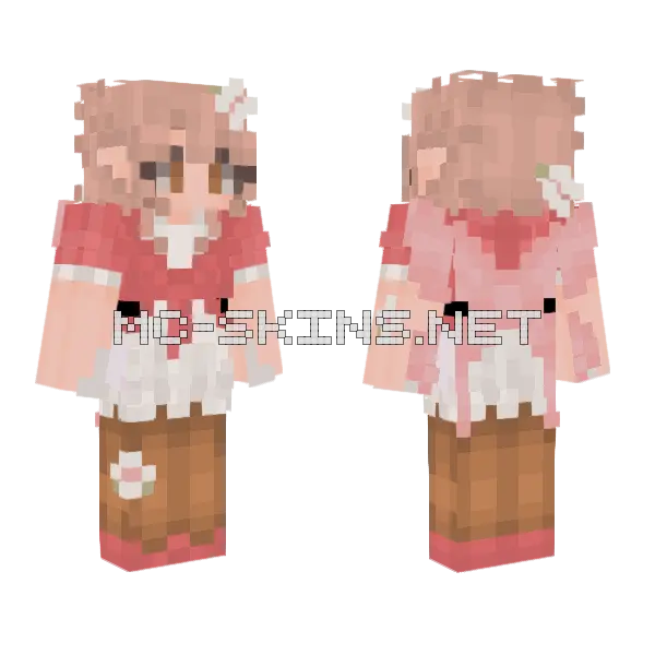 Fairyguarden Girl Minecraft skin, front and back