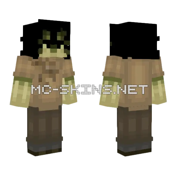 Fairytale Enjoyer Ninah Minecraft skin, front and back