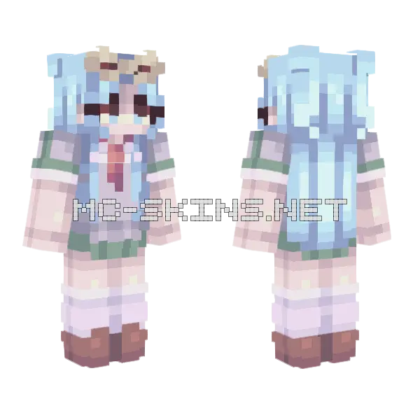 Faith In Me Minecraft skin, front and back