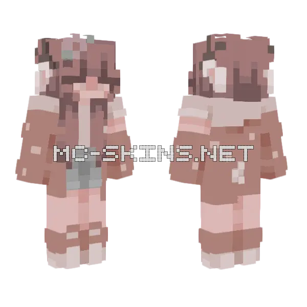 Faline Remake Minecraft skin, front and back