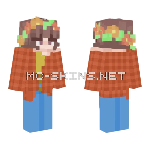 Fall 2 0 Minecraft skin, front and back
