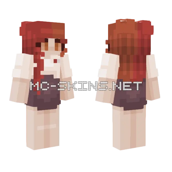Fall Breeze RCE Minecraft skin, front and back