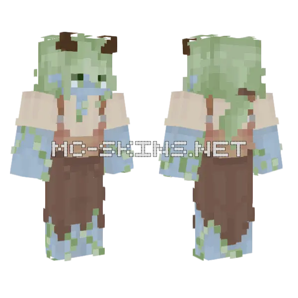 Fallen Eso Minecraft skin, front and back