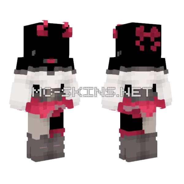 Fallen For You Base 3 Minecraft skin, front and back