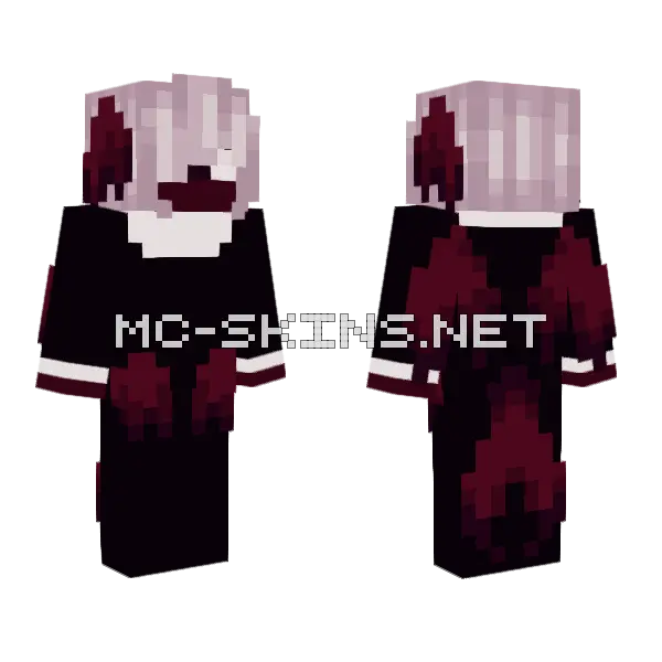 Fallen Game With Evil Minecraft skin, front and back