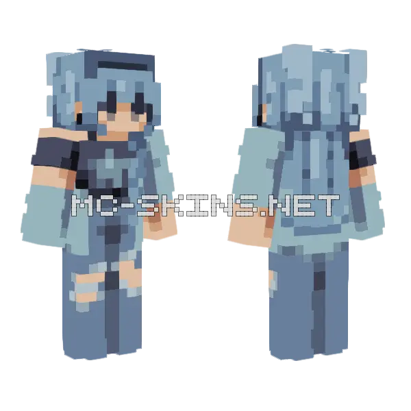 Falling Stars RCE Minecraft skin, front and back