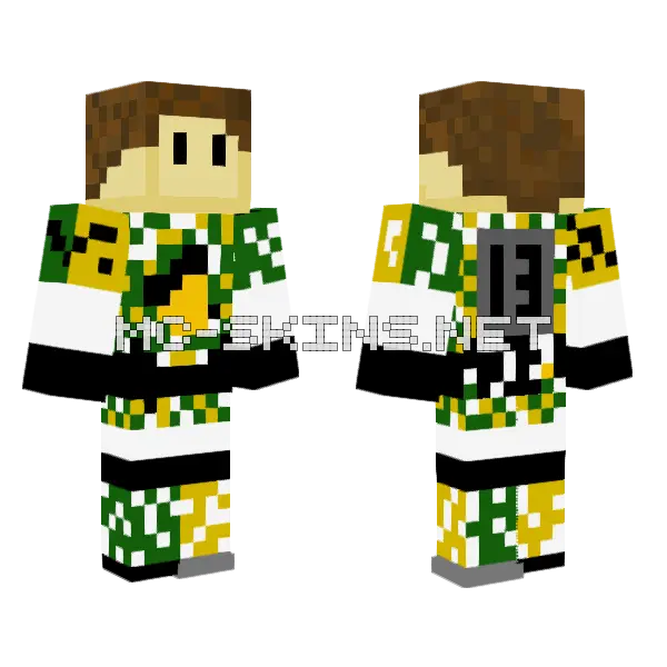 Falubaz 13 Minecraft skin, front and back