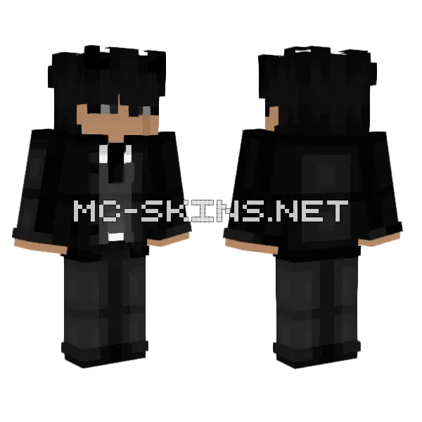 Fancy Huh Minecraft skin, front and back