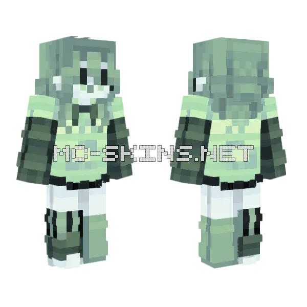 Fantasized Dream Lands Te Minecraft skin, front and back