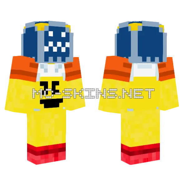 Fantasmita Y Pacman Minecraft skin, front and back