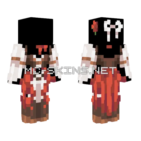 Fantasy Outfit Base Minecraft skin, front and back